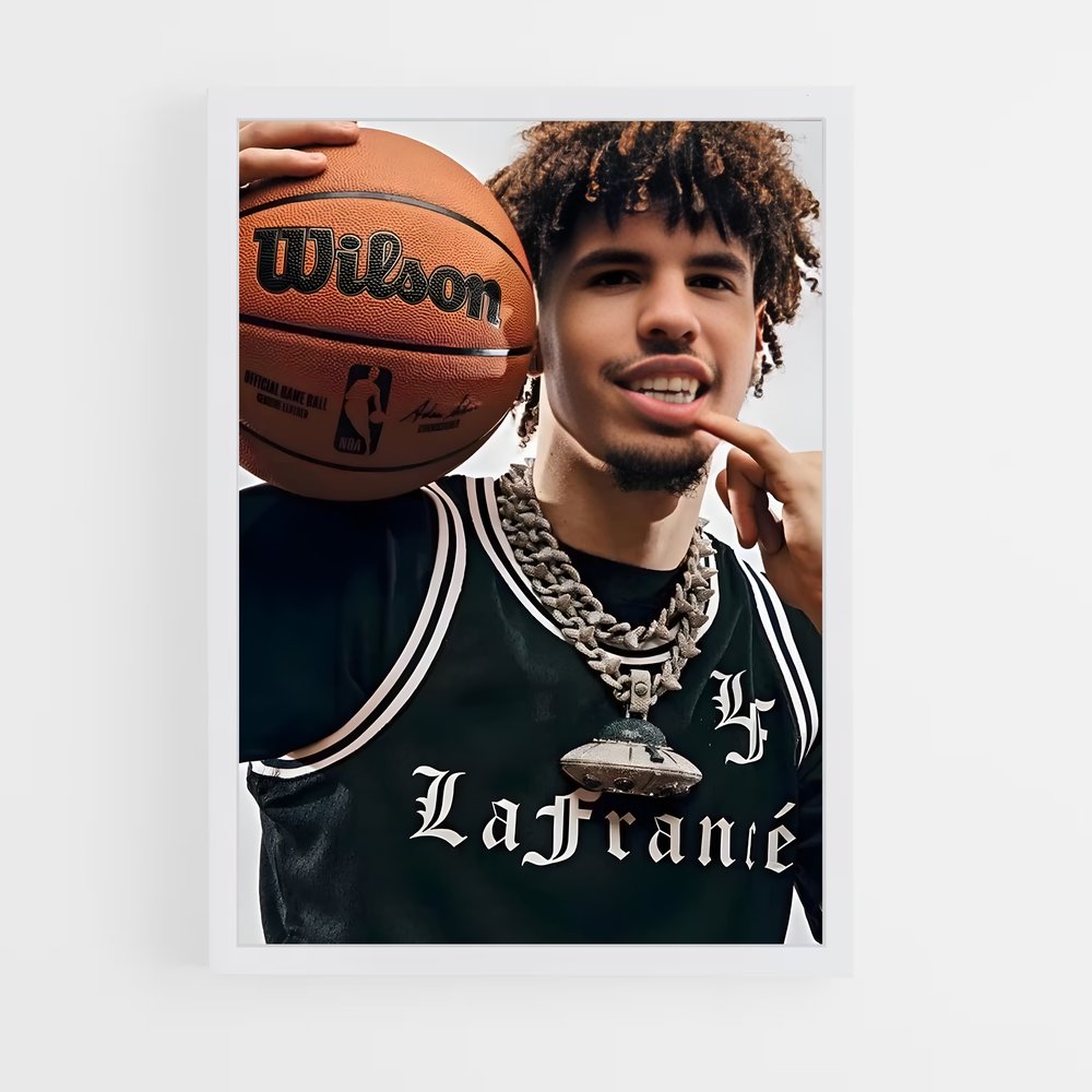 Poster Ballin' avec Lamelo – affiche Basketball (vue 3)